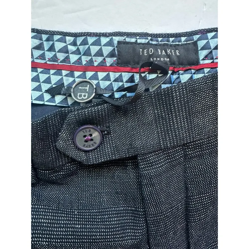 NWOT Ted Baker London Men's Plaid Dress Trousers - Size 32R